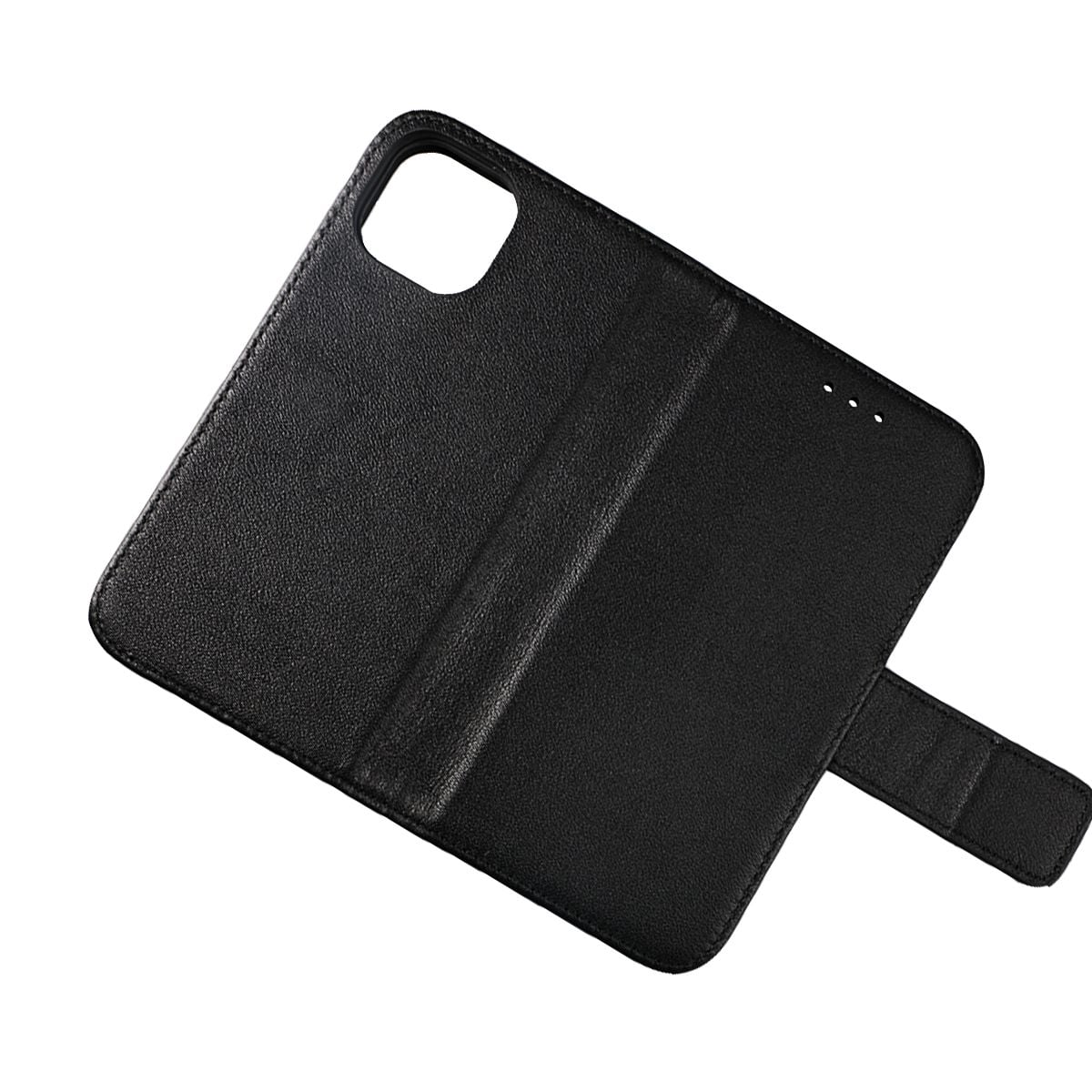 iPhone 13 Mini Plånboksfodral Läder Rvelon - Svart image 4