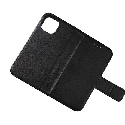 iPhone 13 Mini Plånboksfodral Läder Rvelon - Svart image 4