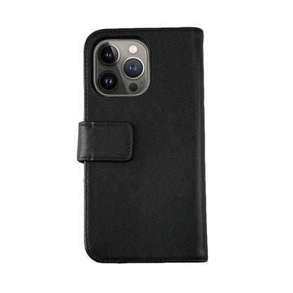 iPhone 13 Pro Max Plånboksfodral Läder Rvelon - Svart image 1