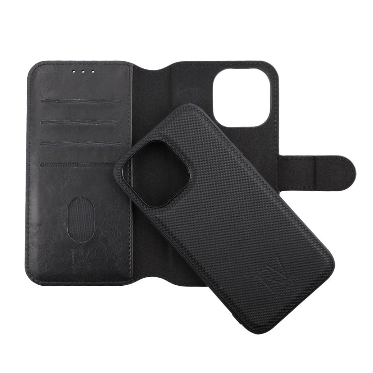 iPhone 13 Pro Plånboksfodral Magnet Rvelon - Svart image 6