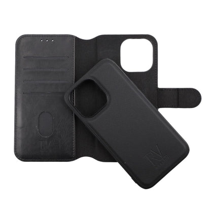 iPhone 13 Pro Plånboksfodral Magnet Rvelon - Svart image 6