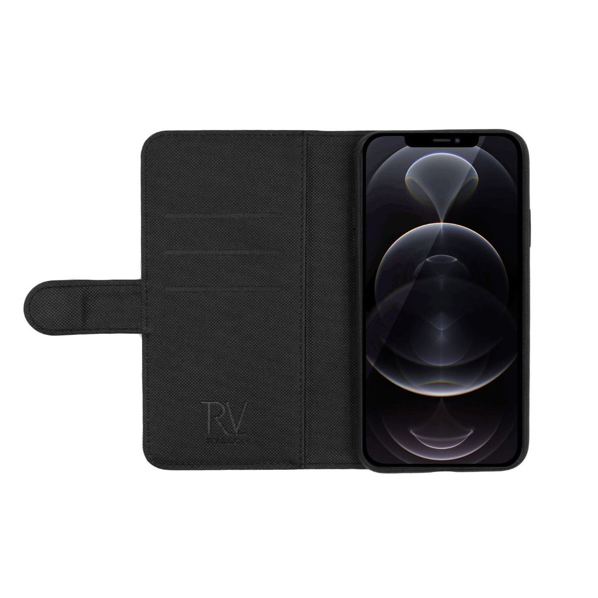 iPhone 13 Pro Max Plånboksfodral Magnet Rvelon - Svart image 4