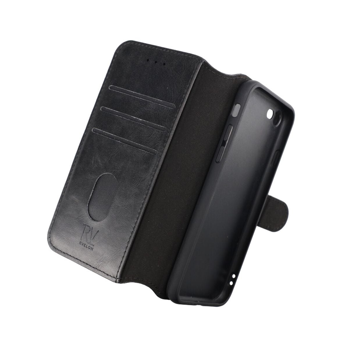 iPhone 7/8/SE 2020 Plånboksfodral Magnet Rvelon - Svart image 5