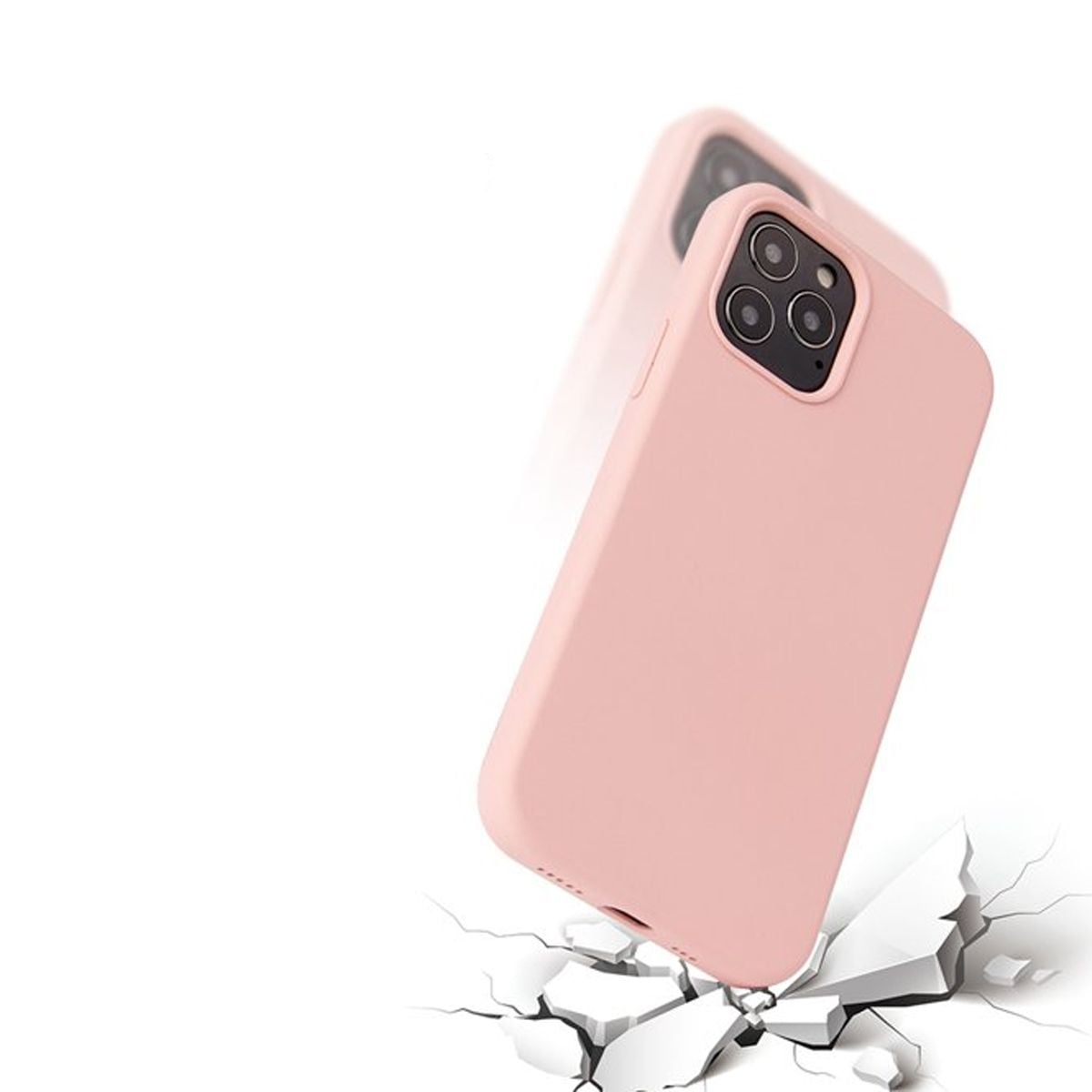 Mobilskal Silikon iPhone 13 Pro - Ljusrosa image 4