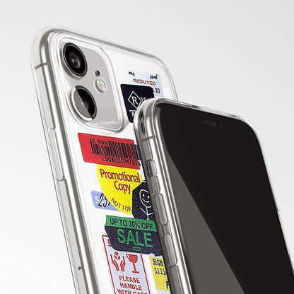 Stöttåligt Mobilskal iPhone 12 Mini - Fashion Prisetiketter image 3