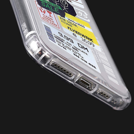 Stöttåligt Mobilskal iPhone 7/8/SE (2020/2022) - Fashion Streckkoder image 2