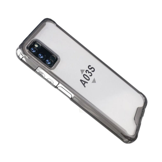 Stöttåligt Skal Samsung Galaxy A03s - Svart image 4