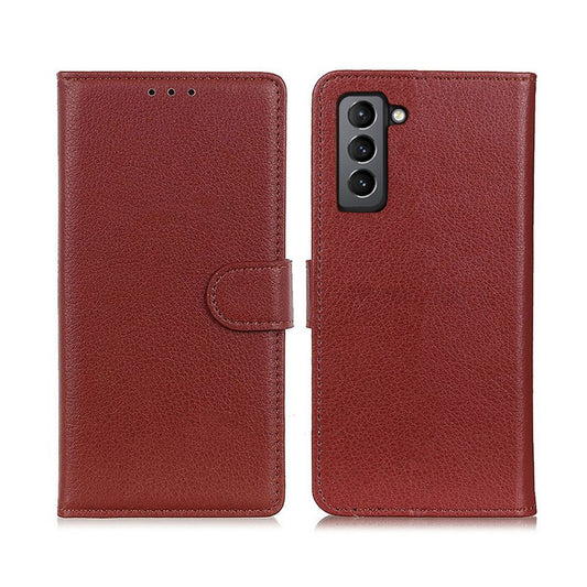 Samsung Galaxy S22 Plus 5G Plånboksfodral med Stativ - Brun image 1