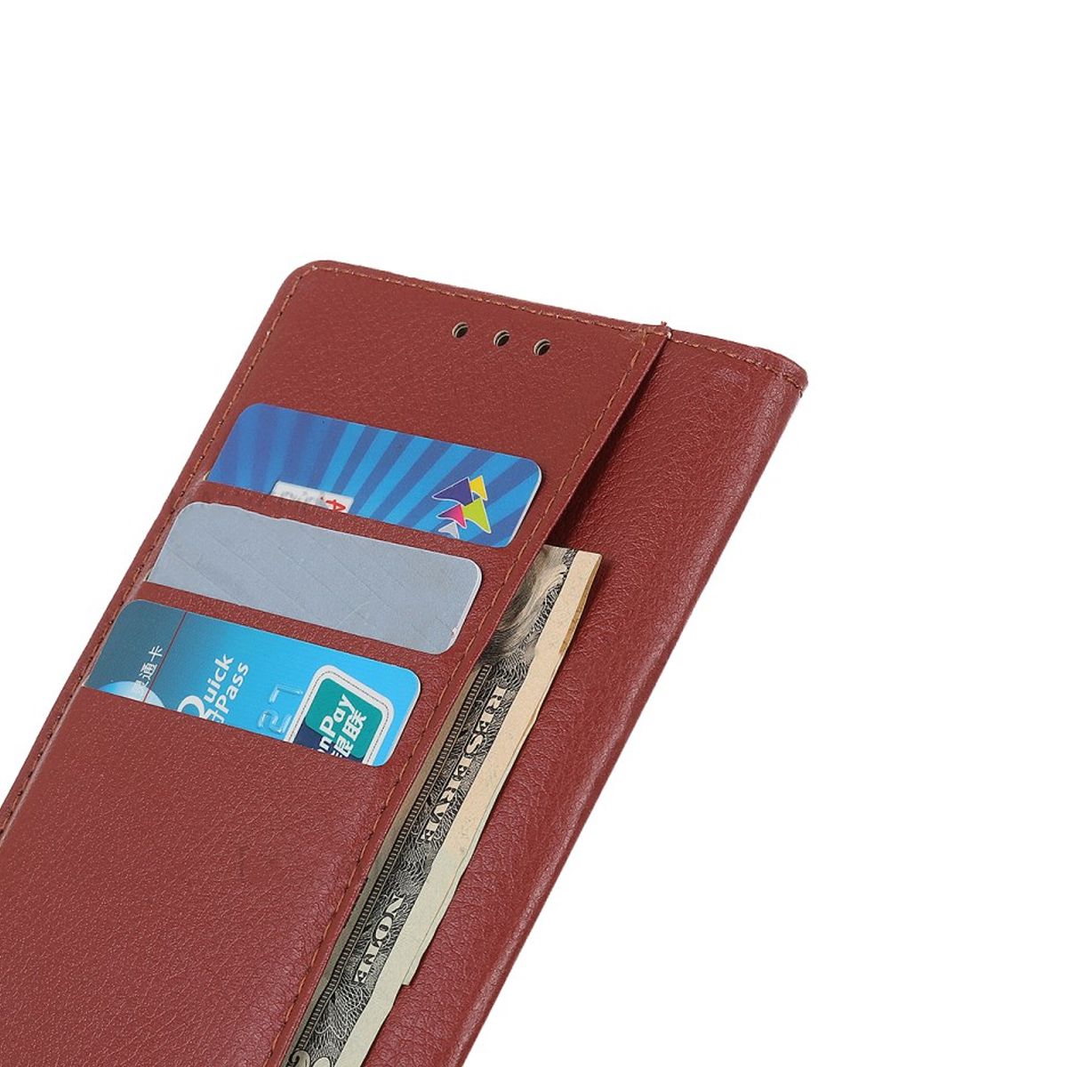 Samsung Galaxy S22 Ultra Plånboksfodral med Stativ - Brun image 6