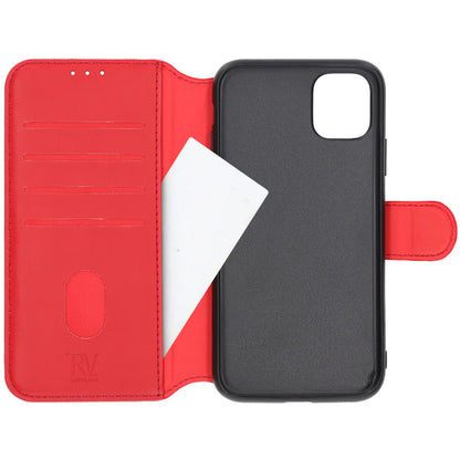 iPhone 11 Plånboksfodral Extra Kortfack Rvelon - Röd image 2