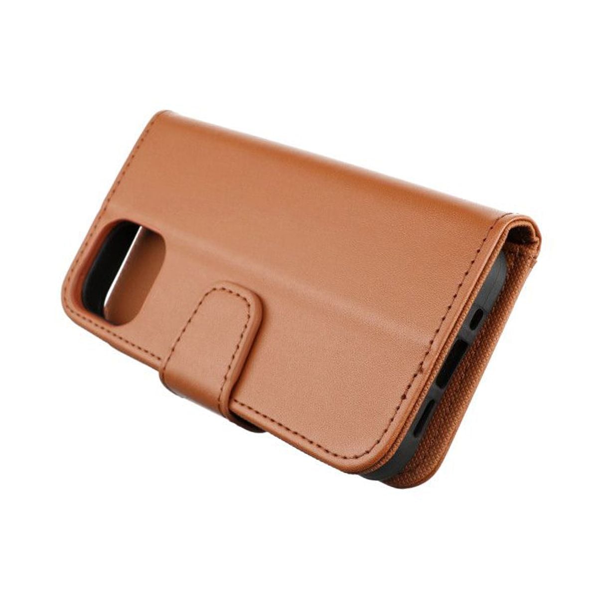 iPhone 13 Mini Plånboksfodral Extra Kortfack Rvelon - Guldbrun image 2