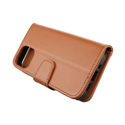 iPhone 13 Pro Plånboksfodral Extra Kortfack Rvelon - Guldbrun image 2
