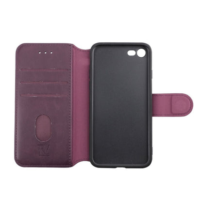 iPhone 7/8/SE 2020 Plånboksfodral med Extra Kortfack Rvelon - Mörklila image 4