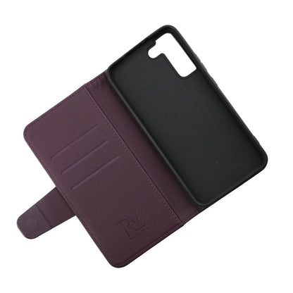 Samsung S22 Plus Plånboksfodral med Extra Kortfack Rvelon - Mörklila image 4