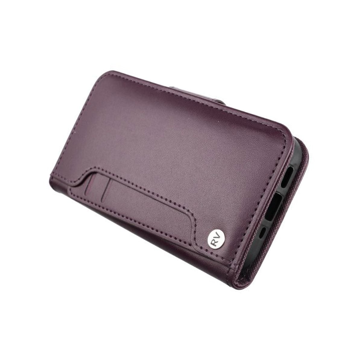 iPhone 13 Mini Plånboksfodral Extra Kortfack Rvelon - Mörklila image 2