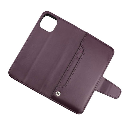 iPhone 13 Pro Plånboksfodral Extra Kortfack Rvelon - Mörklila image 5