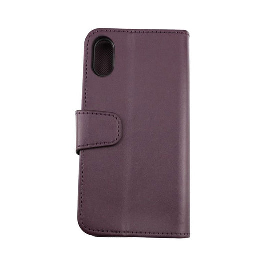 iPhone X/XS Plånboksfodral Extra Kortfack Rvelon - Mörklila image 2