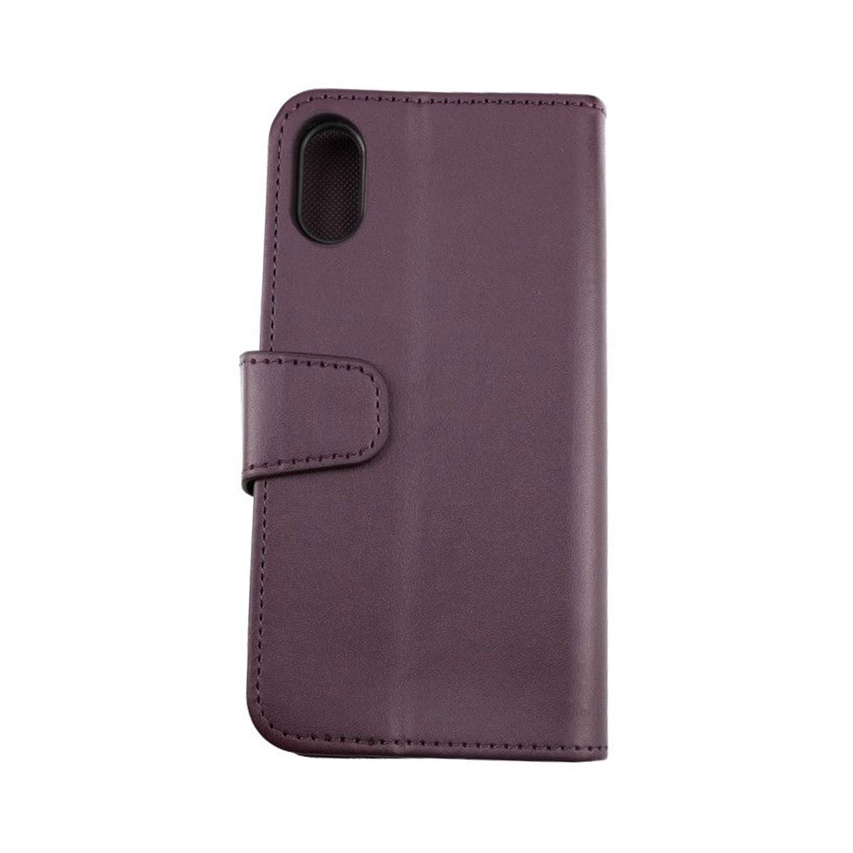 iPhone X/XS Plånboksfodral Extra Kortfack Rvelon - Mörklila image 2