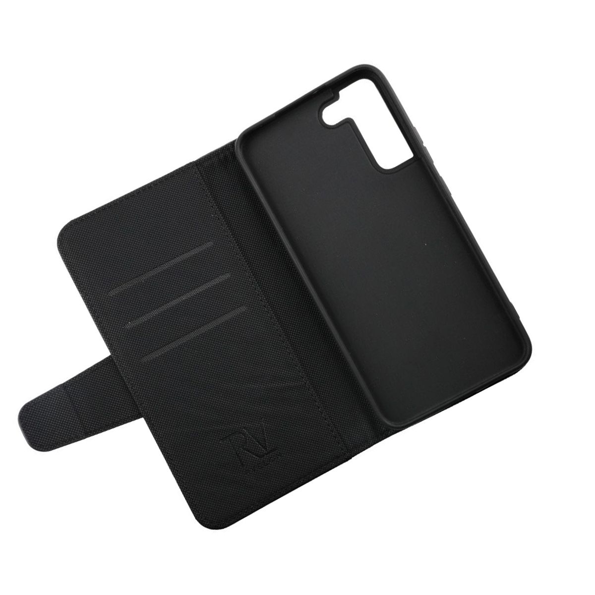 Samsung S22 Plånboksfodral med Extra Kortfack Rvelon - Svart image 4
