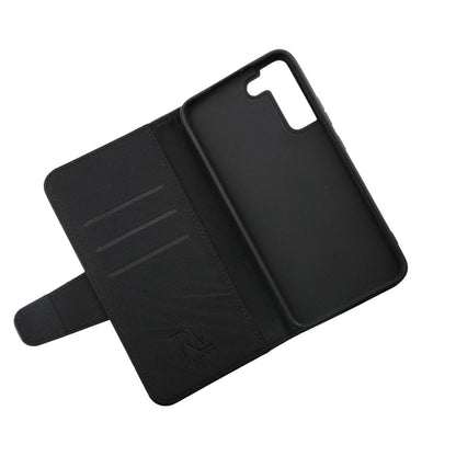 Samsung S22 Plånboksfodral med Extra Kortfack Rvelon - Svart image 4