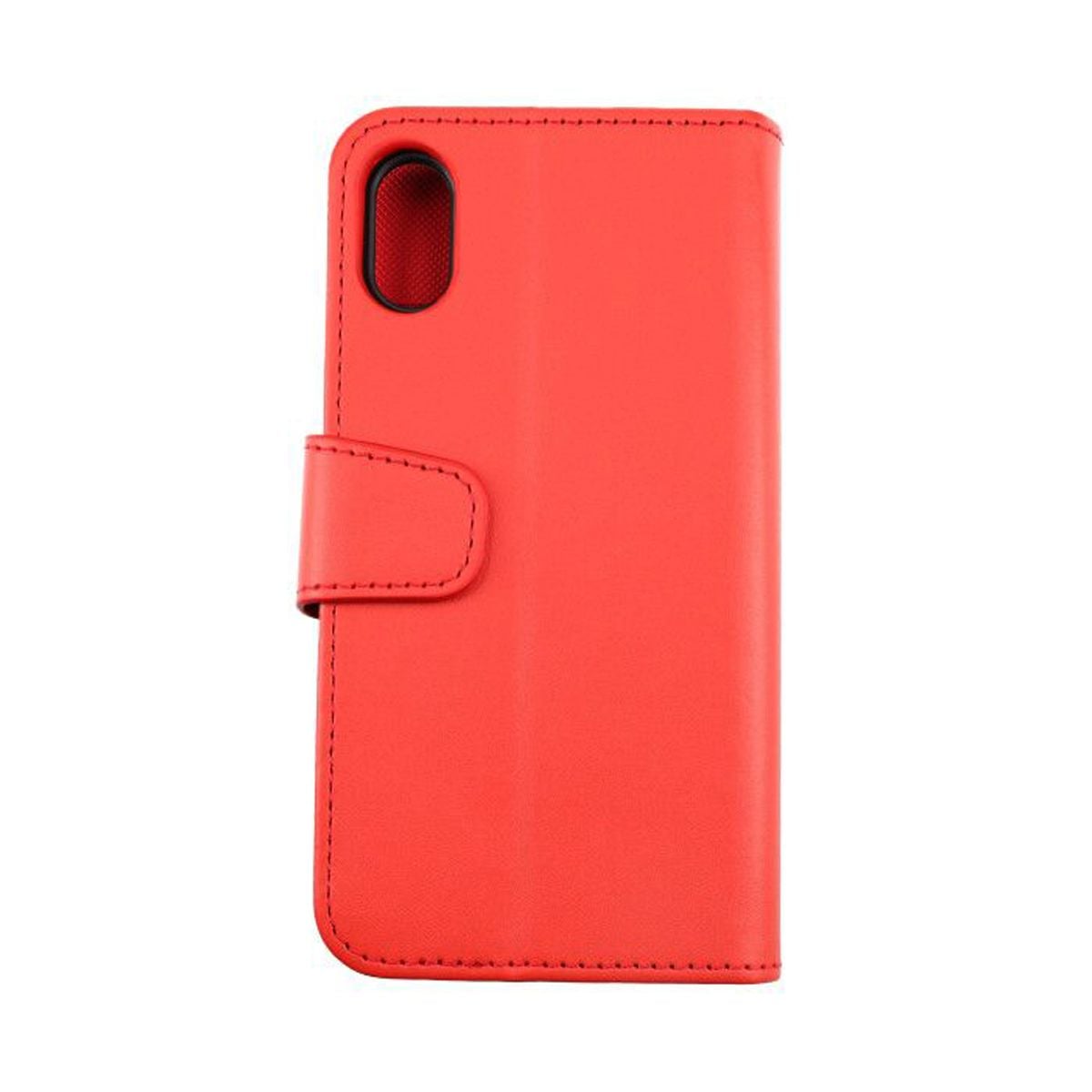 Rvelon Plånboksfodral Magnet för iPhone X och XS - Röd image 1