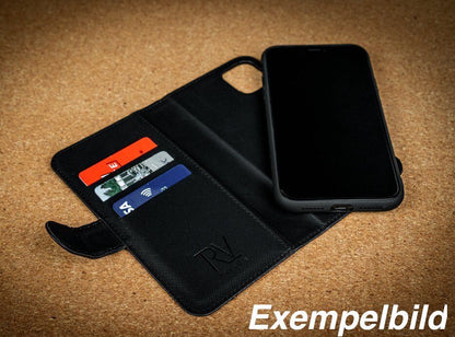 Rvelon Plånboksfodral Magnet för iPhone X och XS - Röd image 4