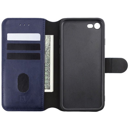 iPhone 7/8/SE 2020 Plånboksfodral Magnet Rvelon - Blå image 2