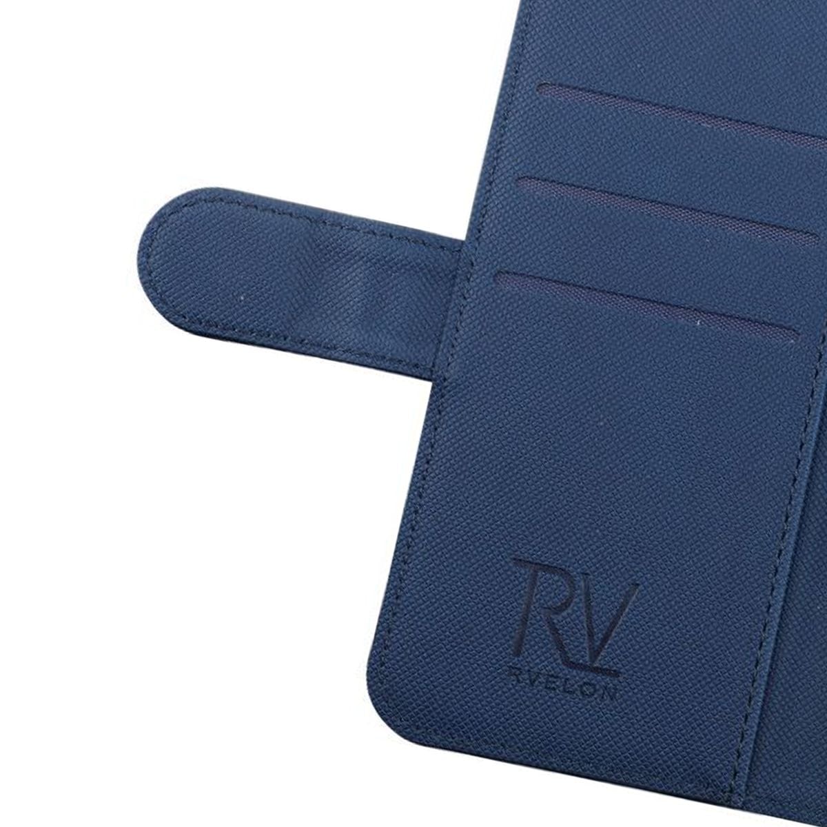 iPhone X/XS Plånboksfodral Magnet Rvelon - Blå image 5