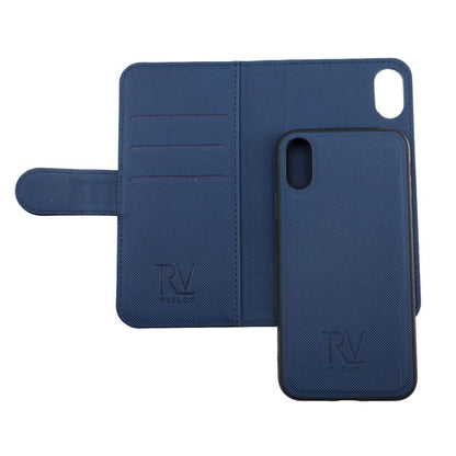 iPhone X/XS Plånboksfodral Magnet Rvelon - Blå image 6