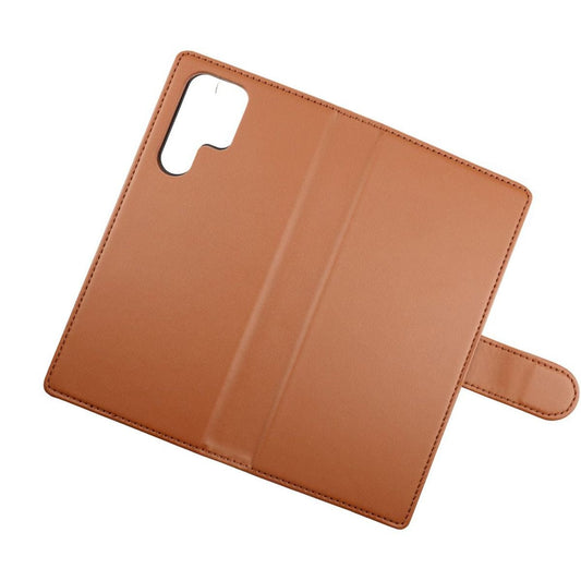 Samsung Galaxy S22 Ultra Plånboksfodral Magnet - Guldbrun image 4