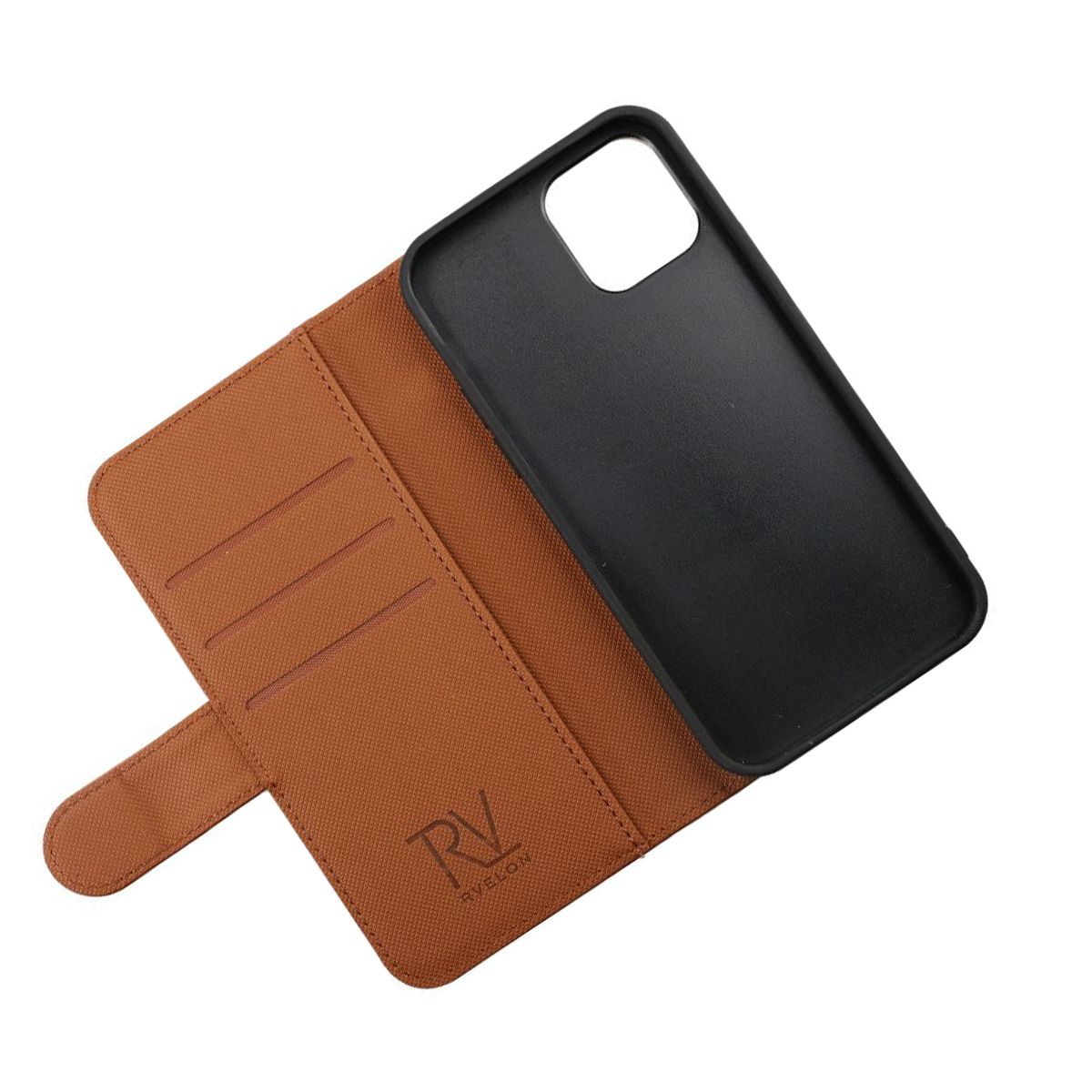 iPhone 13 Pro Plånboksfodral Magnet Rvelon - Guldbrun image 5