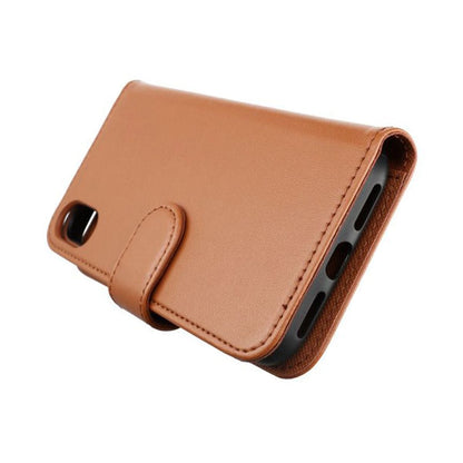 iPhone X/XS Plånboksfodral Magnet Rvelon - Guldbrun image 2