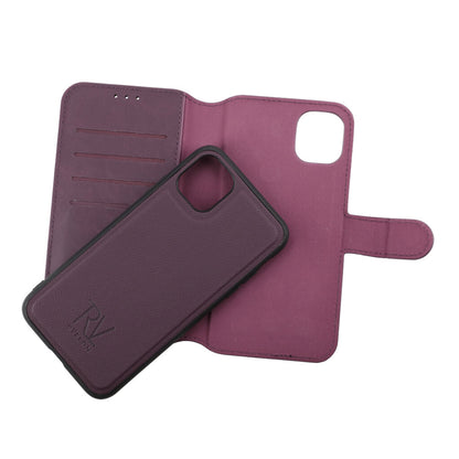 iPhone 11 Plånboksfodral Magnet Rvelon - Mörklila image 4