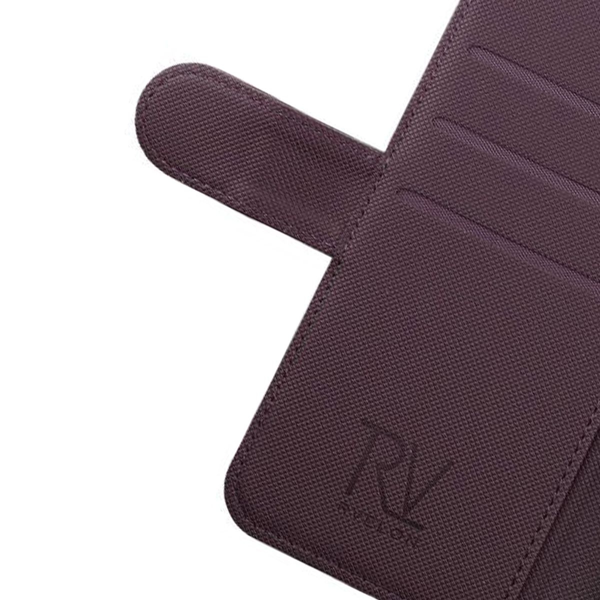 iPhone 13 Pro Plånboksfodral Magnet Rvelon - Mörklila image 4