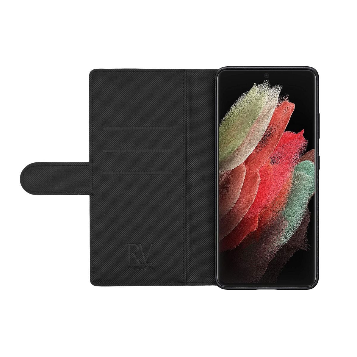 Samsung Galaxy S22 Ultra Plånboksfodral Magnet - Svart image 1