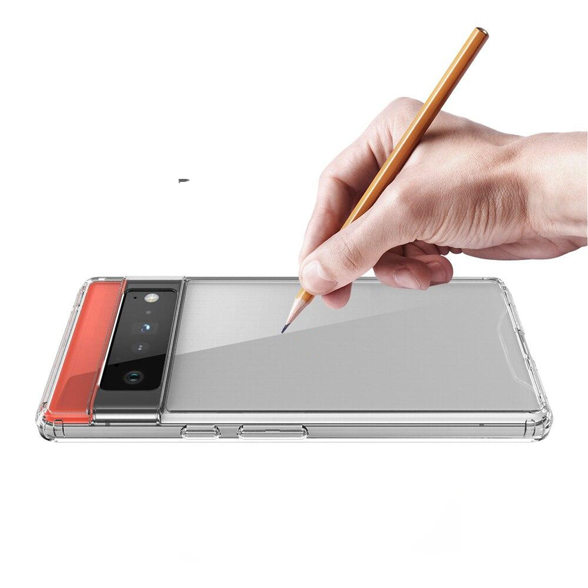 Stöttåligt Mobilskal Google Pixel 6 Pro - Transparent image 3