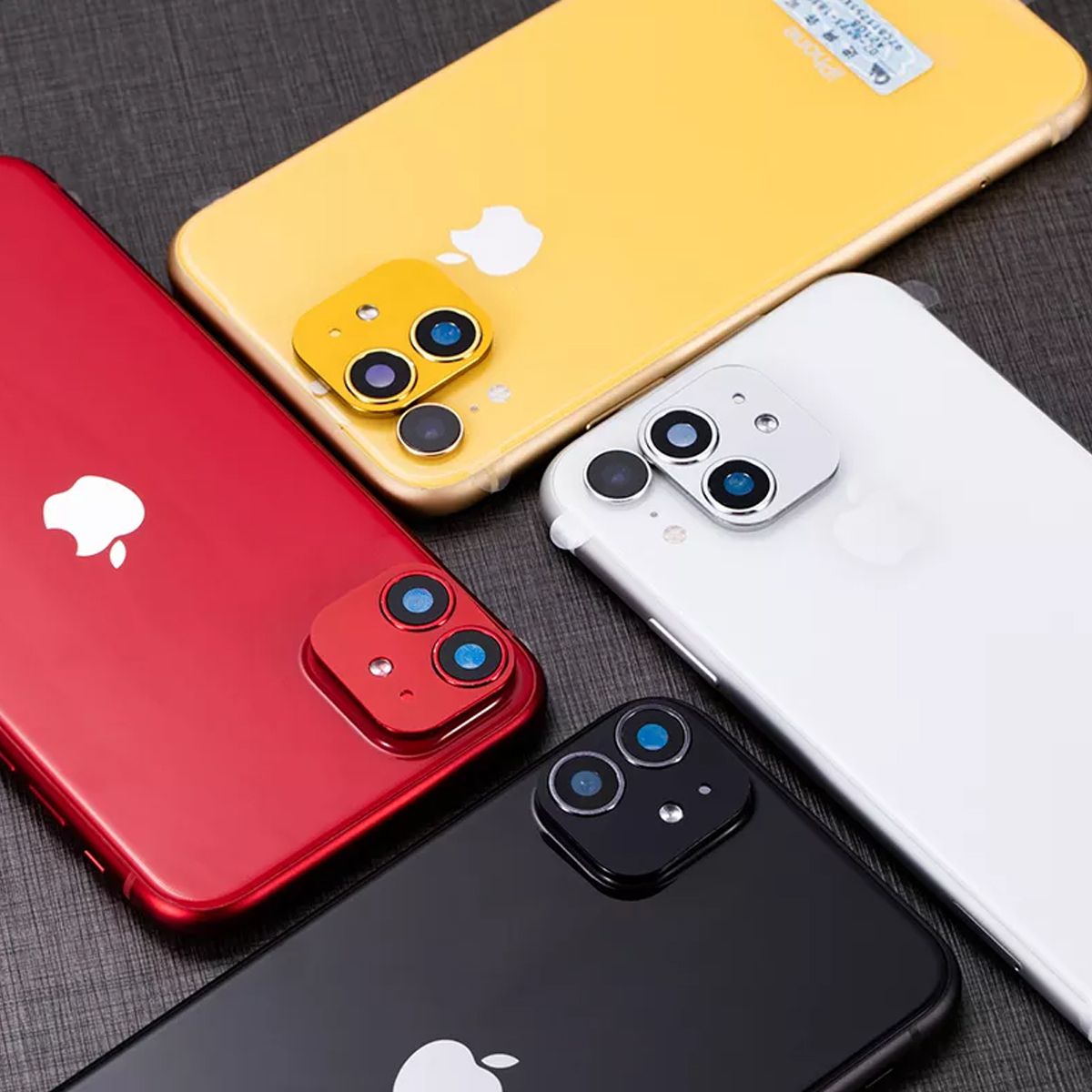 iPhone 11 Look-alike Kameralins - iPhone XR Gul image 2