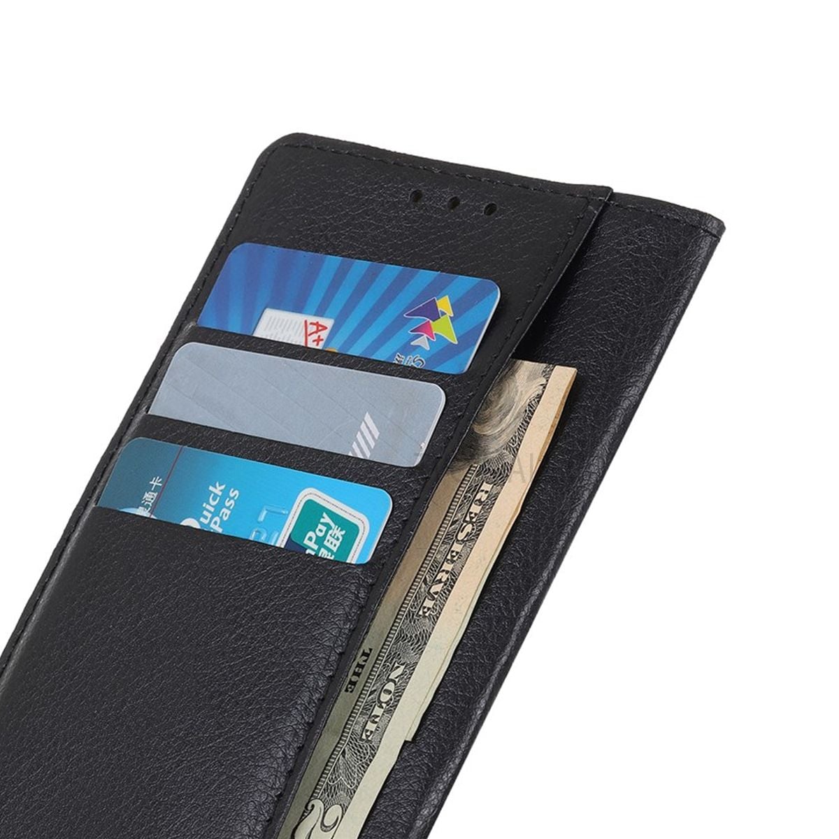 Samsung Galaxy A22 5G Plånboksfodral Magnet Rvelon - Svart image 3
