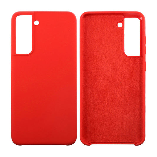 Samsung Galaxy S21 FE Silikonskal - Röd image 1