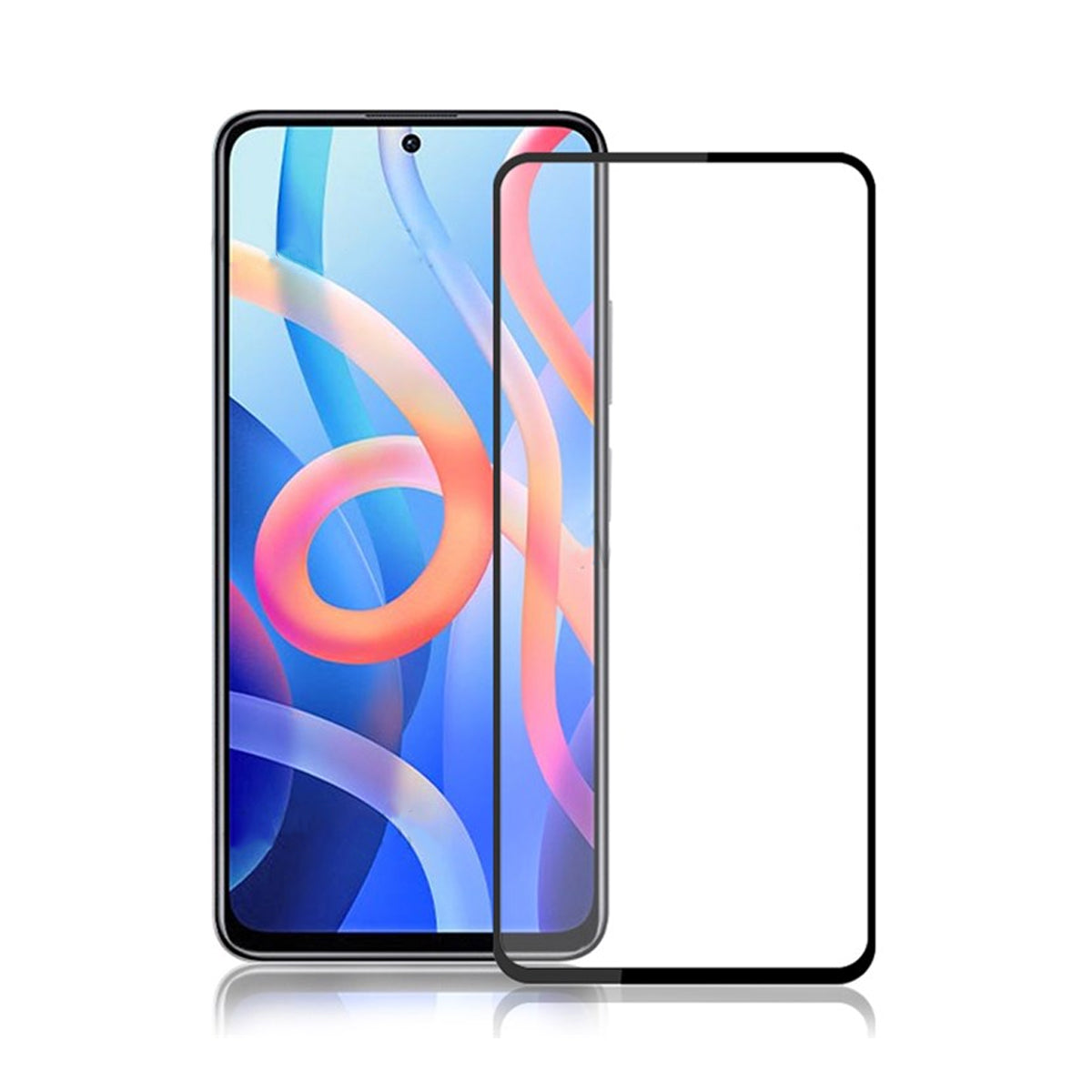 Skärmskydd Xiaomi Redmi Note 11 Pro - 3D Härdat Glas Svart image 1