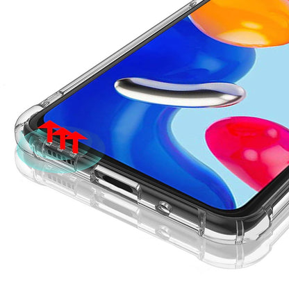 Stöttåligt Mobilskal Redmi Note 11 - Transparent image 3