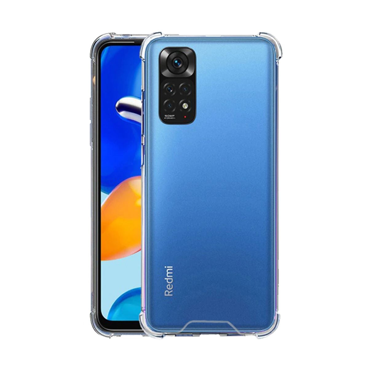 Stöttåligt Mobilskal Redmi Note 11 Pro - Transparent image 1