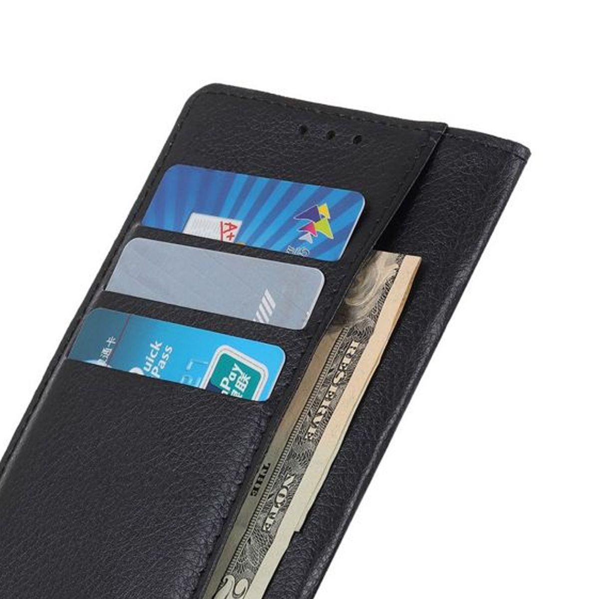 Plånboksfodral med Stativ Samsung A53 5G - Svart image 9