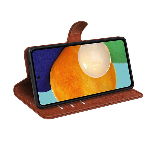 Samsung Galaxy A13 4G Plånboksfodral med Stativ - Brun image 2