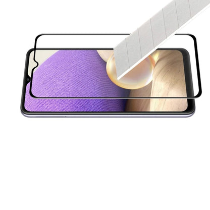 Skärmskydd Samsung A32 5G - 3D Härdat Glas Svart image 3