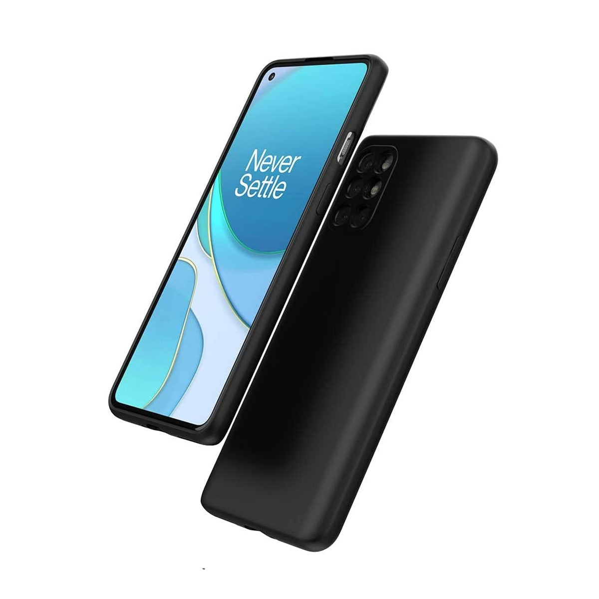 OnePlus Nord 8T Silikonskal - Svart image 5