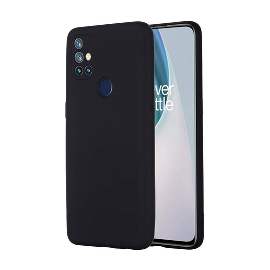 OnePlus Nord N10 5G Silikonskal - Svart image 1