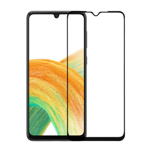 Skärmskydd Samsung A33 5G - 3D Härdat Glas Svart (bulk) image 1