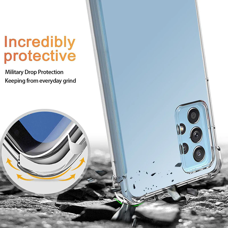 Stöttåligt Mobilskal Samsung Galaxy A33 5G - Transparent image 2
