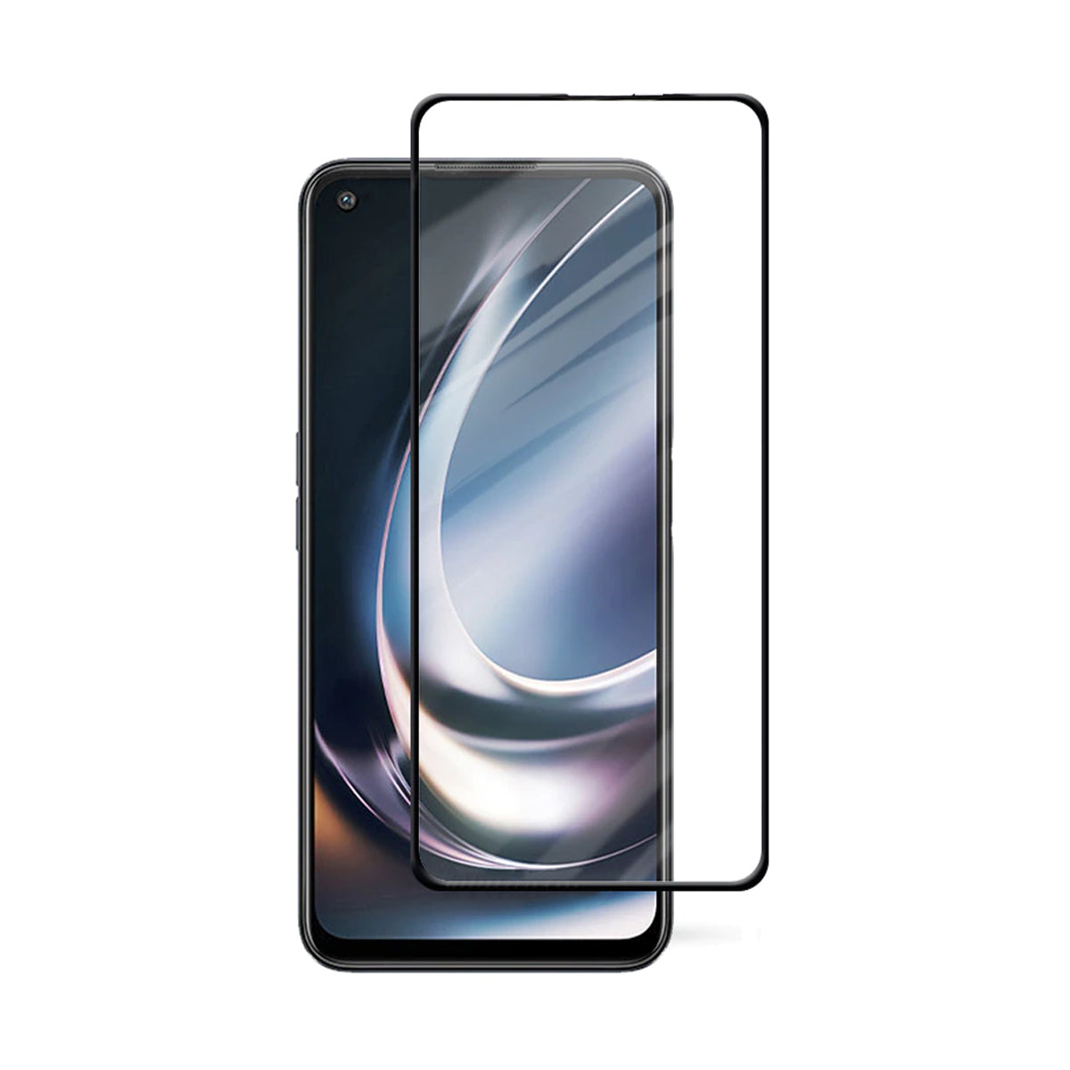 Skärmskydd OnePlus Nord CE 2 Lite 5G - 3D Härdat Glas Svart image 1